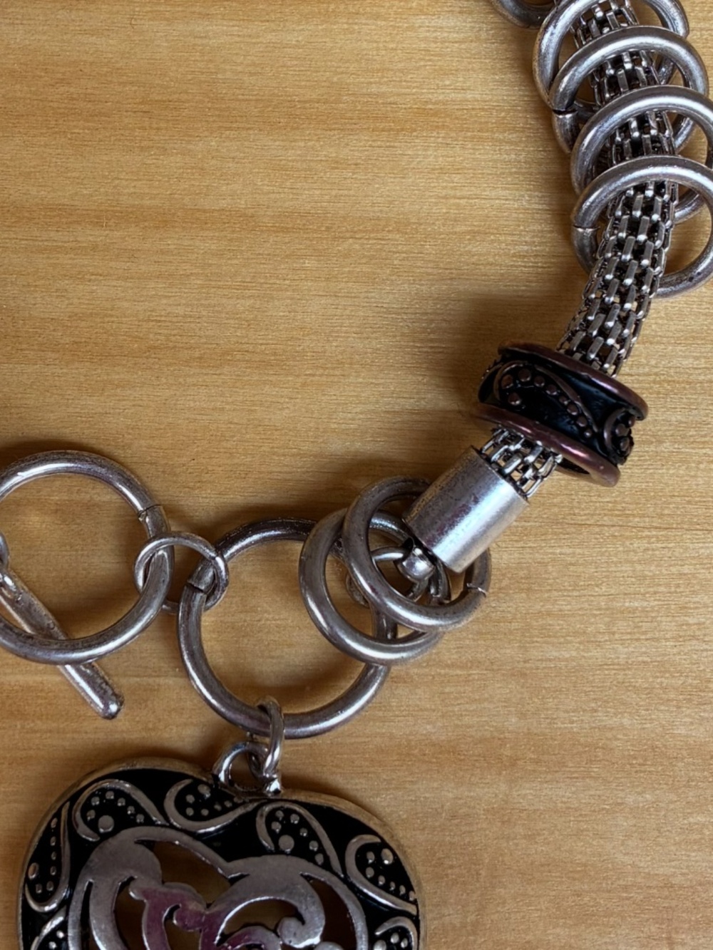 Silver Heart Bracelet - Picture 2 of 2